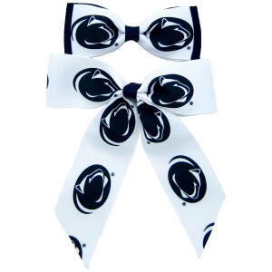bowtie and ponytail bow with Penn State Athletic Logos